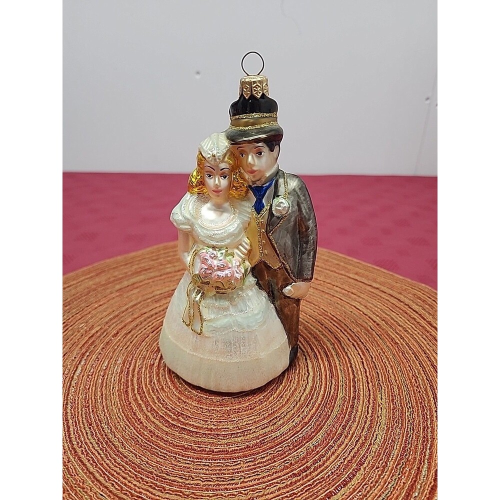 Vintage Kurt Adler Polonaise Komozja Collection "Wedding Couple" 1990s No Box